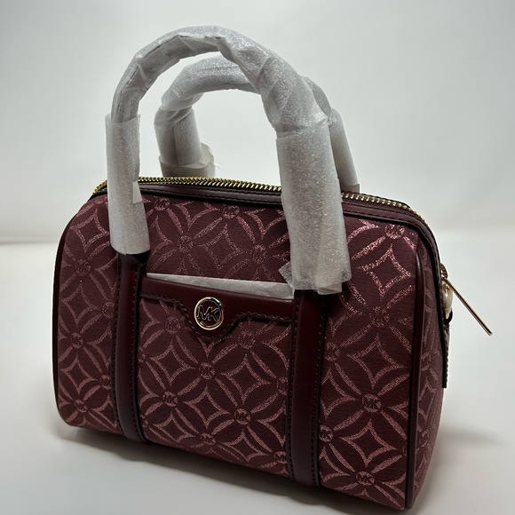Michael Kors Small Leather Duffle Crossbody Bag